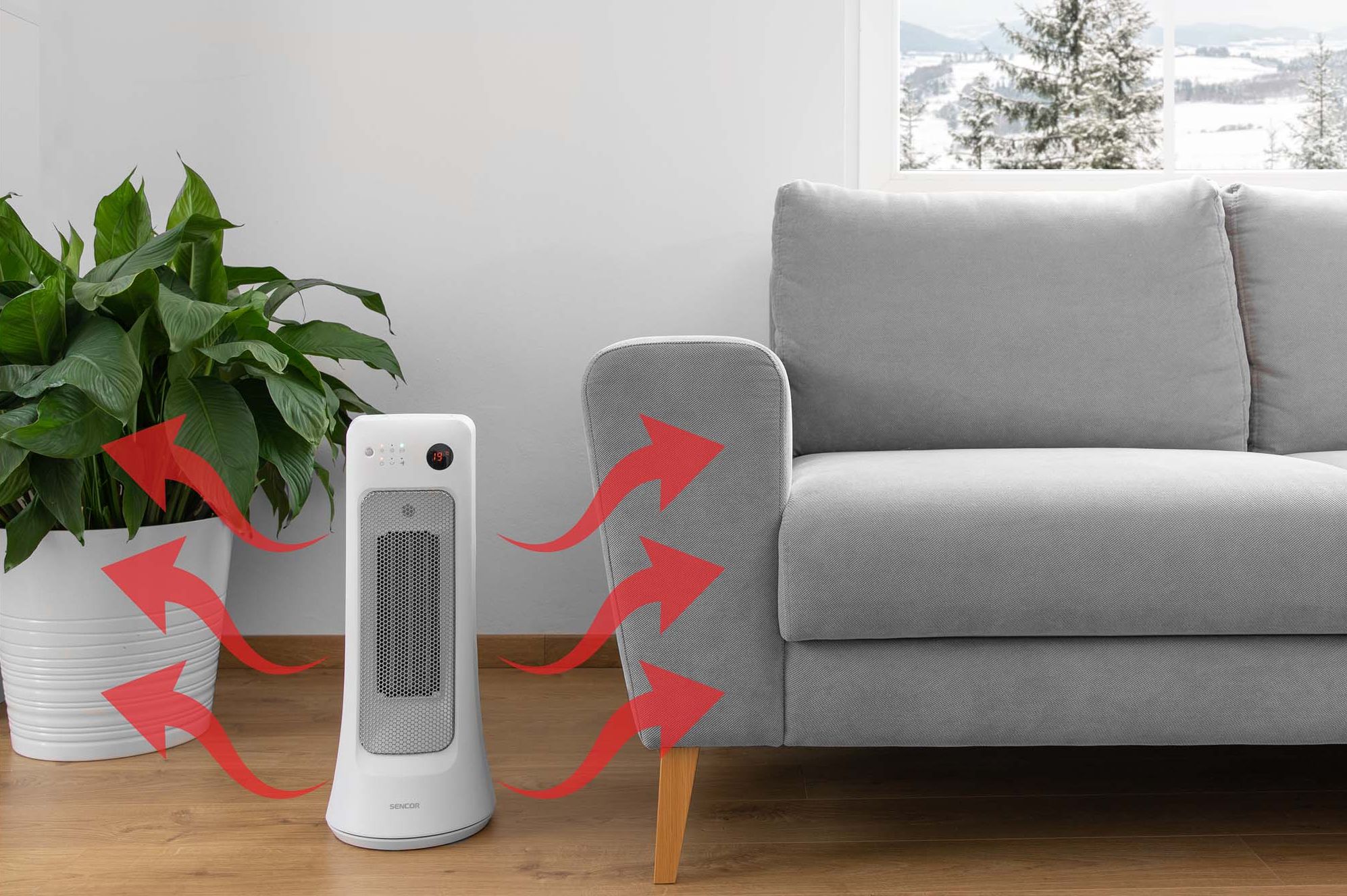 keramický ohrievač